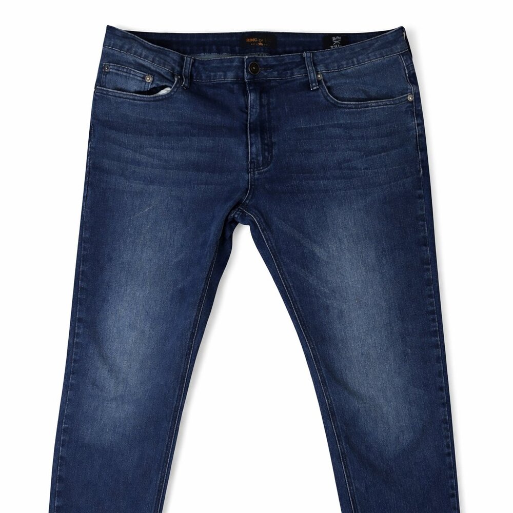 Ring of Fire Slim Jeans Men’s 36 Dark Blue Denim Casual Classic Clean Streetwear